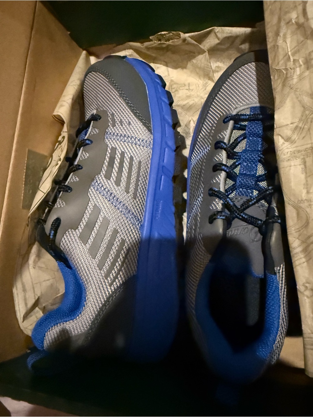 Danner Women's Run Time gray and blue work sneakers shoes size 7 new
